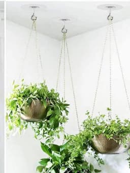 1pcs Ceiling Hooks Self Stick Heavy Duty Hooks Without Drilling Kitchen Wall Key Hangers for Hanging Plant Wind Chimes