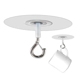 1pcs Ceiling Hooks Self Stick Heavy Duty Hooks Without Drilling Kitchen Wall Key Hangers for Hanging Plant Wind Chimes