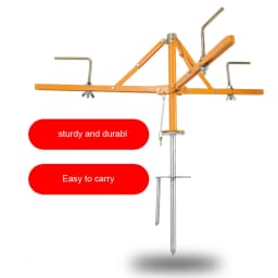 Spinning Jenny Wire Dispenser (Collapsible Fencing Rope Cattle Dereeler Cable)