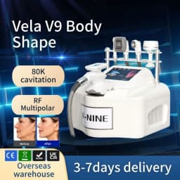 V9 Multifunctional VELABODY Shape Body Slimming Cavitation Cellulite Fat Removal Vacuum Roller Eye Care Weight Loss Machine