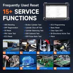 2026 Ancel X7 HD Trucks Professional Diagnostic Device Complete System OBD2 Scanner ECU Oil Reset Bi-directional for Iveco MAN