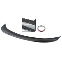 PSM Style Rear Trunk Spoiler for BMW E90 M3 3 Series 2005-2011 316i 318i 320d 323i 325i Sedan Rear Tail Wing Carbon Fiber Look