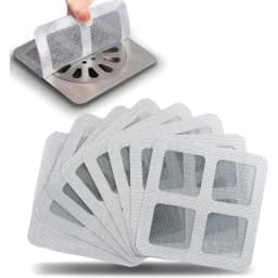 FePen Drain Strainer, Pack of 50 Shower Hair Strainer, Disposable Shower Drain Stickers, Drain Strainer,