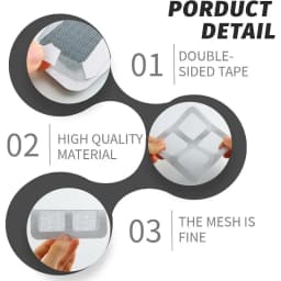 FePen Drain Strainer, Pack of 50 Shower Hair Strainer, Disposable Shower Drain Stickers, Drain Strainer,