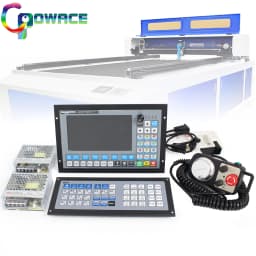 【EU Warehouse】  4 / 5 Axis CNC Controller PLC Offline DDCS Expert + Keyboard + MPG Handwheel + Emergency Stop