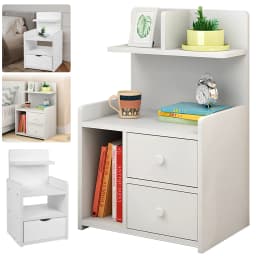 Bedside Table Nightstands for Bedroom Multi-functional Storage Cabinet Bedroom Furniture Bed Table Simple Locker Shelf