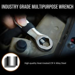 Versatile and Compact EDC Wrench Set - Ultimate Convenience with 23 Essential Sizes ranging from 1/4 to 3/4 inch and 7mm to 19mm