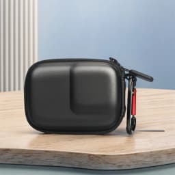 Portable Storage Bag for DJI OSMO Action 5 Pro/4/3 Double Zipper Travel Case with Carabiner Storage Box Protective Box Accessory