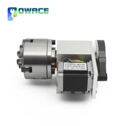 【EU US BR】CNC Part A Rotary 4th Fourth Axis K12-100mm dividing Index Head With 4 jaw chuck + 65mm MT2 Tailstock + Driver