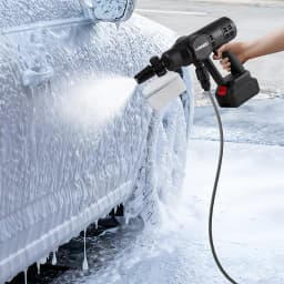 【Breeins】Electric Cordless High Pressure Car Wash Gun Washer Supplies Foam Generator Spray Cleaner Car Wash Cleaning Machine