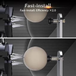 9 in 1 Chuck, Woodworking Tools, Cylindrical Laser Engraving NEJE R6 High Precision A-Axis Rotary Roller