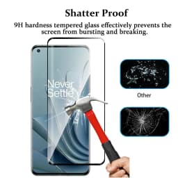 2/4Pcs 9H Curved Four Sides Glue Tempered Glass For OnePlus 10 Pro HD Screen Protector Film