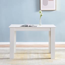 BonChoice 110/120/150cm Wooden Dining Tables for 2-6 Small Space, Rectangle Kitchen Table for Dining Room, Kitchen