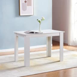 BonChoice 110/120/150cm Wooden Dining Tables for 2-6 Small Space, Rectangle Kitchen Table for Dining Room, Kitchen