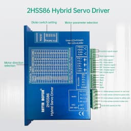 【BR US CZ】 8N.m Nema34 Closed Loop Servo Stepper Motor 116mm 8A 1230oz-in + 2HSS86 Driver CNC Controller Kit
