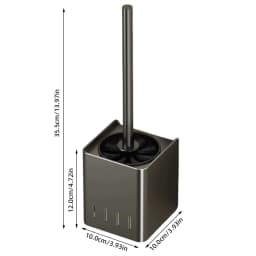 Bathroom Toilet Brush Holder Cleaning Tools Space Aluminum Wall Mounted No Drill Vertical Toilet Brush Bathroom Accessories