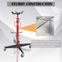 Transmission Jack 0.5T Heavy Duty Hydraulic Gearbox Auto Part Lifter Hoist Stand