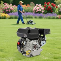 7.5HP 4-Stroke OHV Gasoline Engine 20mm Shaft 212CC 3600RPM Pull Start Air Cooled Petrol Engine for Generator Water Pump Go-Kart
