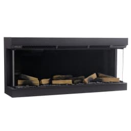 【Breeins】Recessed Electric Fireplace TV Stand with Closed Storage Home Decoration With Remote Modern