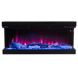 【Breeins】Recessed Electric Fireplace TV Stand with Closed Storage Home Decoration With Remote Modern