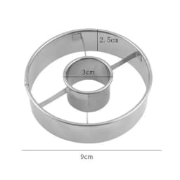 Stainless Steel Donut Mold Cake Decorating Baking Tools Desserts Bread Cutter Maker Simplicity Household Baking Supplies