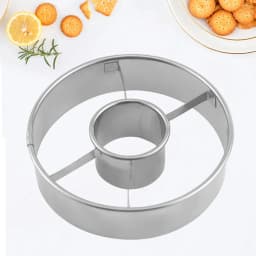 Stainless Steel Donut Mold Cake Decorating Baking Tools Desserts Bread Cutter Maker Simplicity Household Baking Supplies