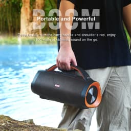 DOSS Portable Bluetooth Speaker Powerful 100W Stereo Sound Bass Subwoofer Sound Box TWS IPX6 Waterproof Outdoor Wireless Speaker