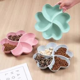 4 칸 전채 서빙 접시, 음식 보관 트레이, 스낵 서빙 접시