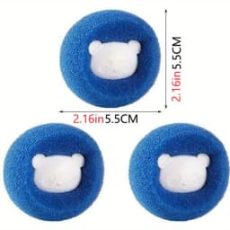 Achieve Wrinkle-Free Clothes Every Time with these 2-Pack Reusable Laundry Balls