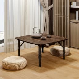 Modern multifunctional wooden folding coffee table dining table, retro square dining table