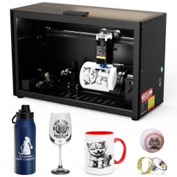 Twotrees TS5-7W laser engraving machine, with rotating drum, CNC engraving machine, metal cutting, wood cutting