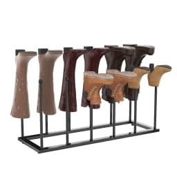 Shoe Rack Boot Storage Free Standing, 71x25x43cm Pirate Boots Stand 6 Pair Wellington Boot Holder, for Indoor/Outdoor Use