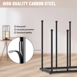 Shoe Rack Boot Storage Free Standing, 71x25x43cm Pirate Boots Stand 6 Pair Wellington Boot Holder, for Indoor/Outdoor Use