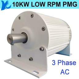 Europe Warehouse Home Use Permanent Magnet Generator 3000W 5KW 10KW 220V 380V Dynamo With Base Alternator for Wind Water Turbine