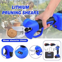 21V Electric Secateurs Cordless Pruning Shears Battery Powered with 2Pack 1.5AH Lithium Battery,for Pruning Trees and Shrubs