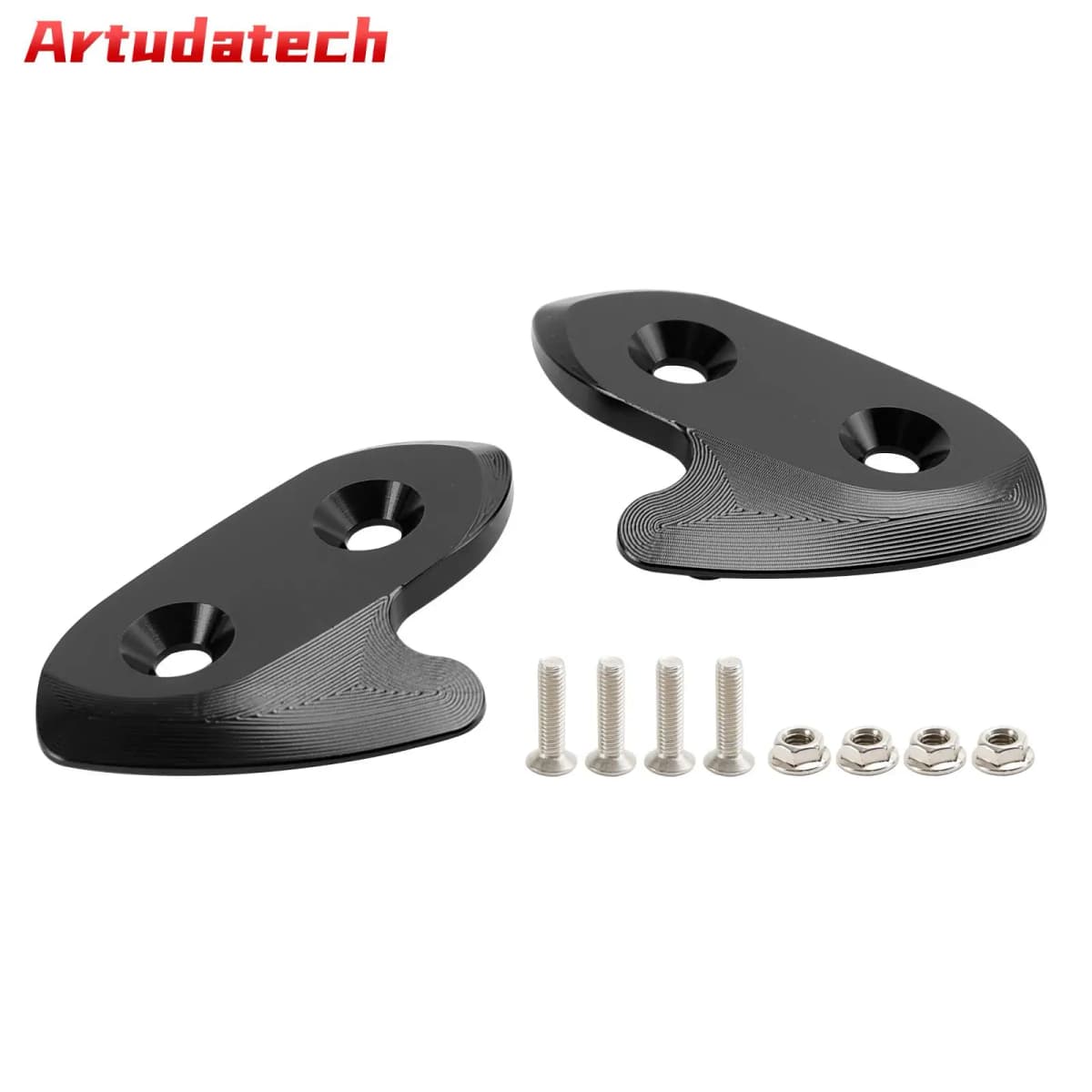 Artudatech Black mirror delete blanking block off plates fits YZF-R1 YZF-R1M 2015-2019 2016 2017 2018