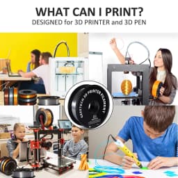 GEEETECH 5 rolls 3D Silk PLA Filament 1Kg/roll 1.75mm Spool Wire Christmas Gift Toy Filament For For 3D Printer Material