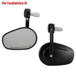 Artudatech CNC Aluminium Bar End Mirrors For Yamaha MT 07 MT 09 MT-07 MT-09 XSR 700 900