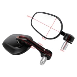 Artudatech CNC Aluminium Bar End Mirrors For Yamaha MT 07 MT 09 MT-07 MT-09 XSR 700 900