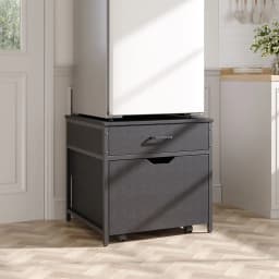【Breeins】Mini Fridge Stand with Storage Livingroom Kitchen Display