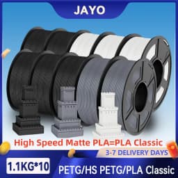 JAYO 3D PETG/ High Speed Matte PETG / PLA Classic Printer Filament 1.75mm 3D Printer Filament 11KG Neatly Wound PETG for 3D