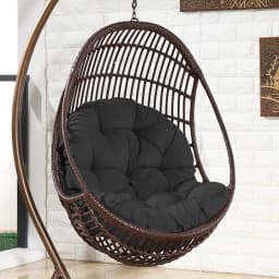 Hanging egg shaped swing chair seat cushion thickening Hanging egg chair replacement seat cushion cushion