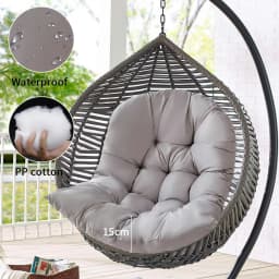 Hanging egg shaped swing chair seat cushion thickening Hanging egg chair replacement seat cushion cushion