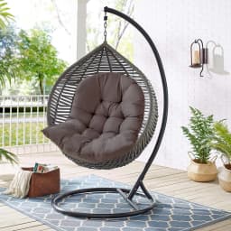 Hanging egg shaped swing chair seat cushion thickening Hanging egg chair replacement seat cushion cushion