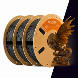 ERYONE 3KG PETG High-Speed Transparent Series 3D Filament, Multicolor Available, Max Print Speed 500mm/s, 1KG/Spool