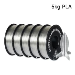 Geeetech 5Kg Standard PLA Filament 1.75mm 3D Printer Plastic Material, Accuracy 0.03mm, Multiple Colour, Fit Most FDM Printer