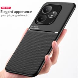 Rugged Non-Slip Case for Realme GT 7 Pro GT 6 6T GT6 Protective Cover Magnetic Suction Holder Coque Fundas Capa