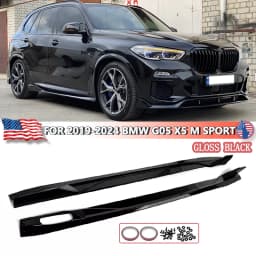 Competition Style Side Skirt Extension Lip Rocker Panel Compatible with BMW G05 X5 MSport SUV 2019-2024 Side Sill Panel Magickit