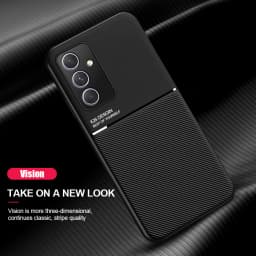 Non-Slip Case For Samsung Galaxy A56 A36 A26 A16 A15 A25 A35 A55 A05 A34 A54 5G Cover Built-in Car Holder Magnetic Fundas Coque