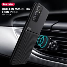 Non-Slip Case For Samsung Galaxy A56 A36 A26 A16 A15 A25 A35 A55 A05 A34 A54 5G Cover Built-in Car Holder Magnetic Fundas Coque